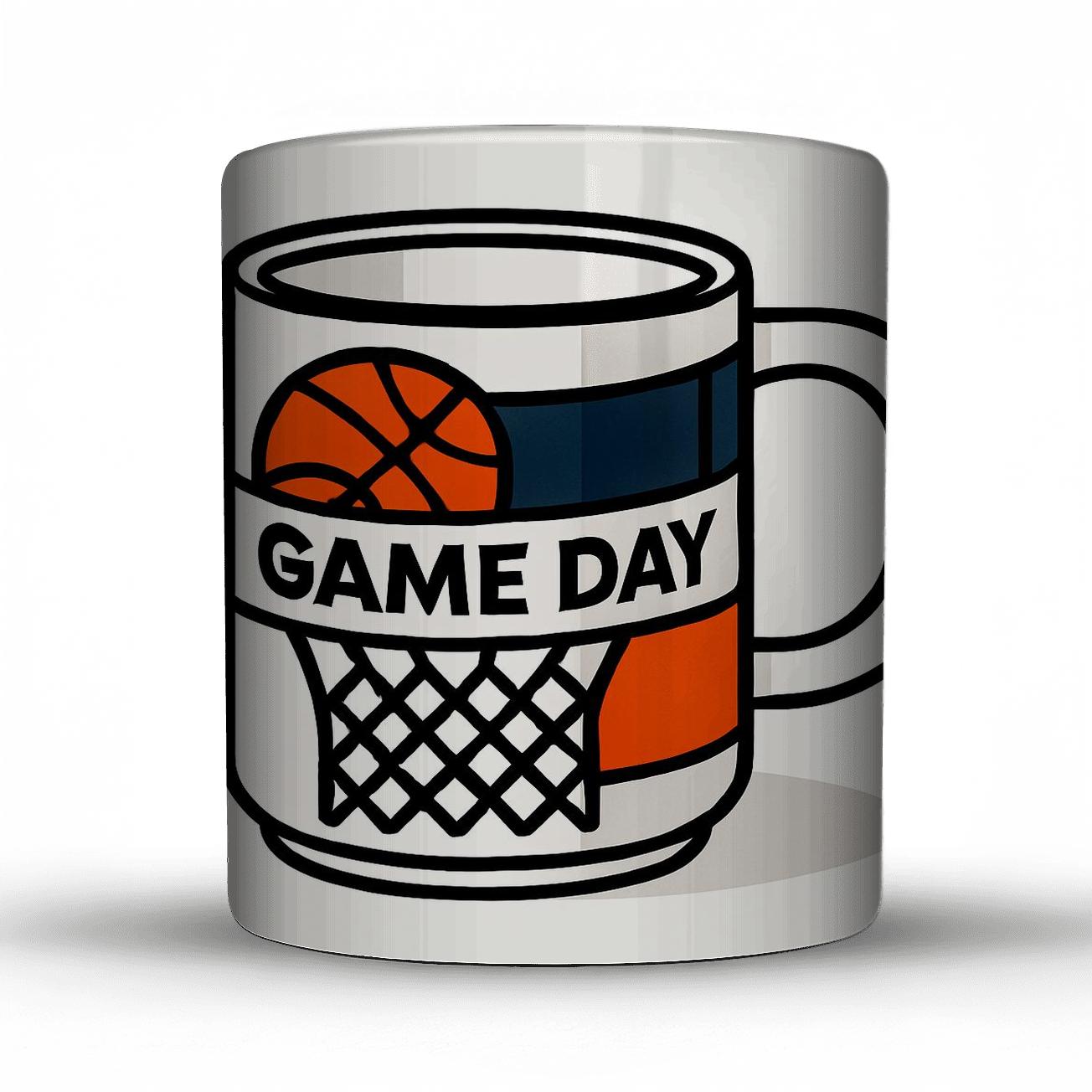 Bauhaus Slam Dunk Geometry custom printed mugs