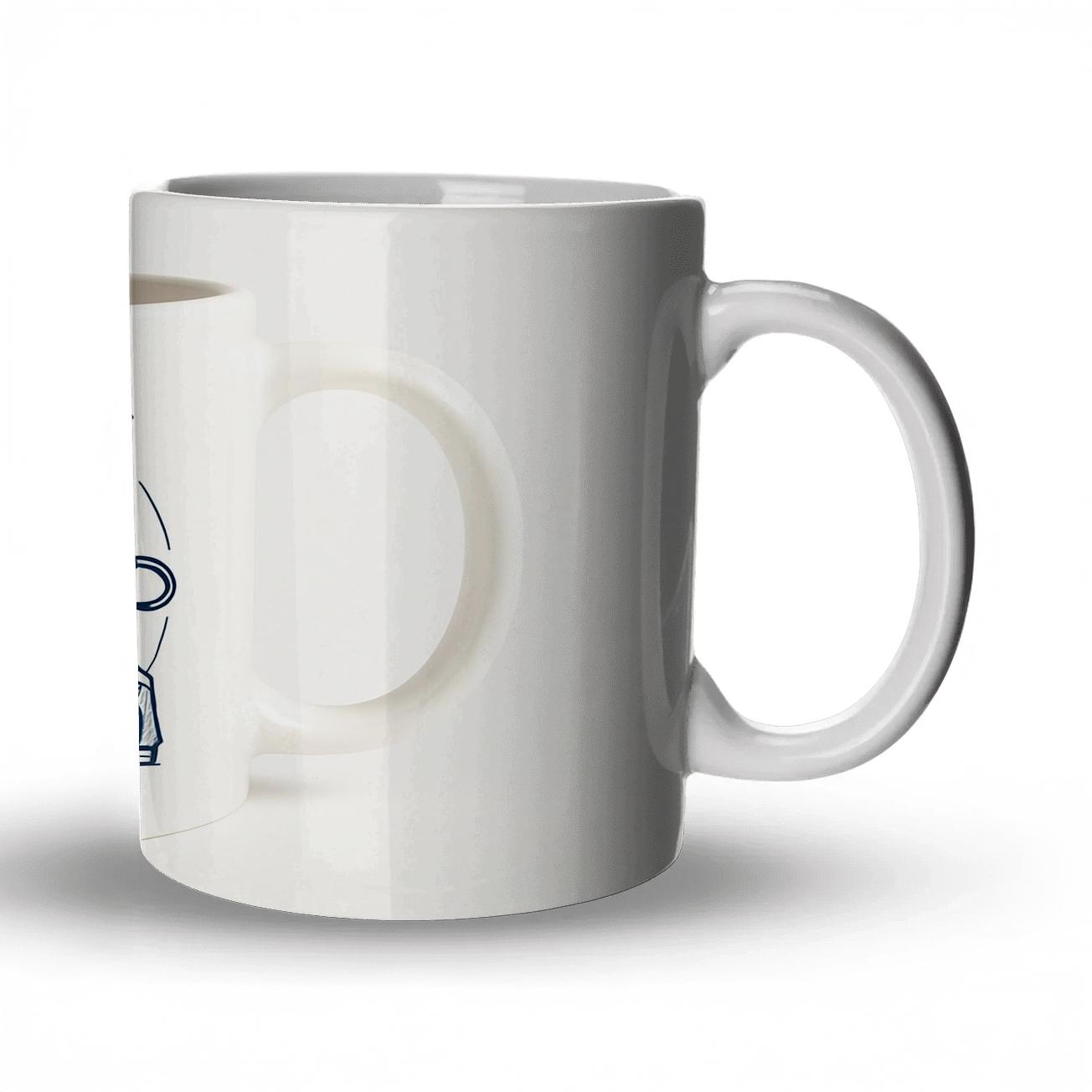 Taurus Art Deco Bull Constellation Emblem premium drinkware mugs