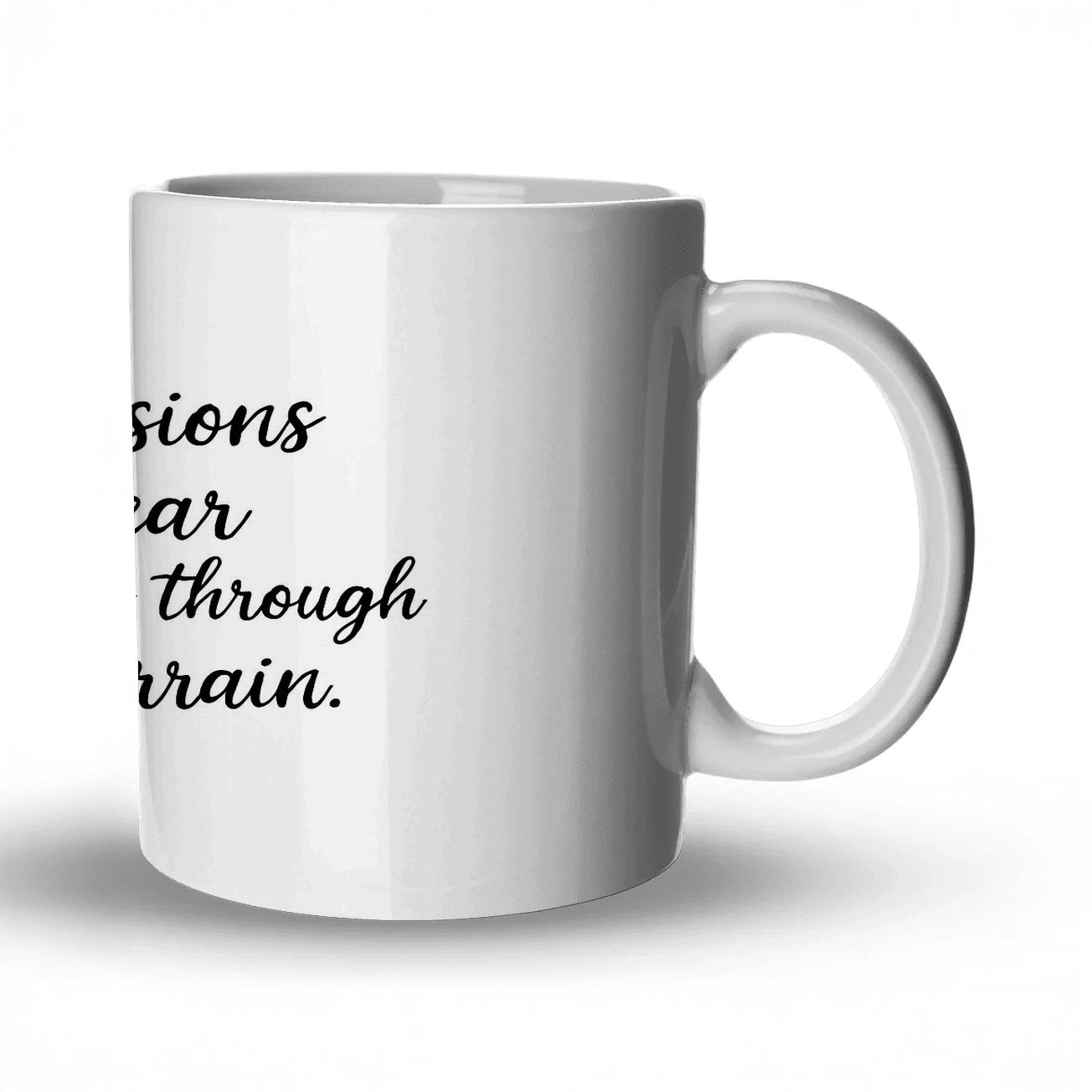 The Horizon Rewards The Bold travel mugs with handles