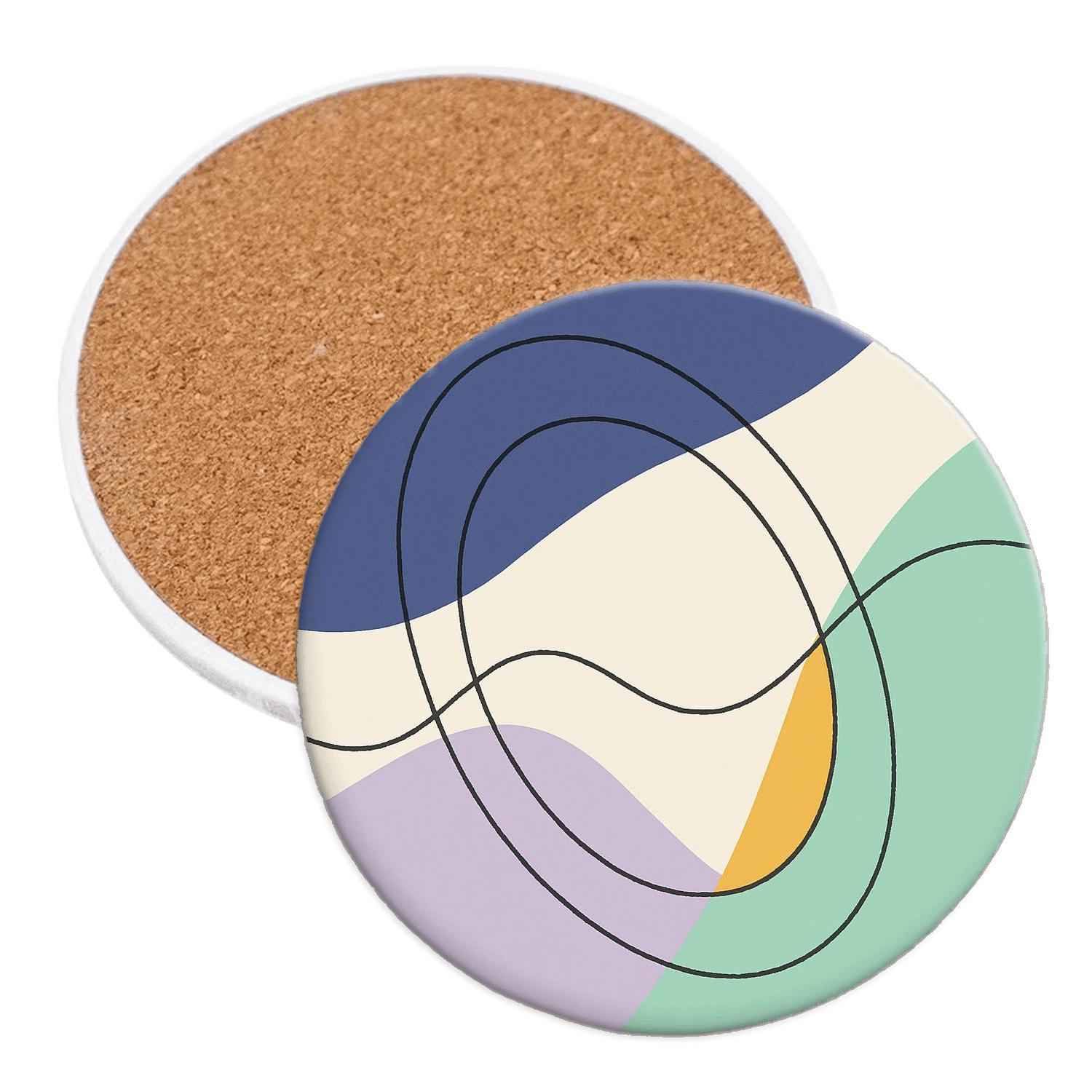 Orbital Geometry Tideform coasters for home decor