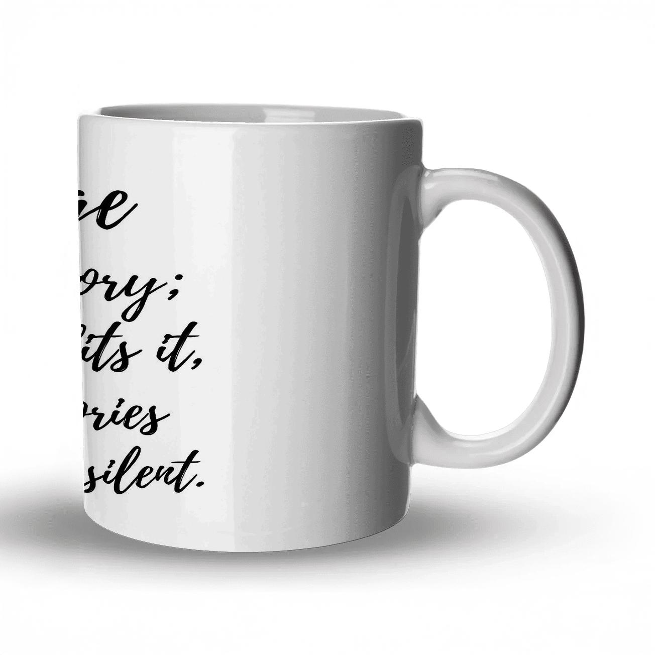 Courage Writes History personalized mugs