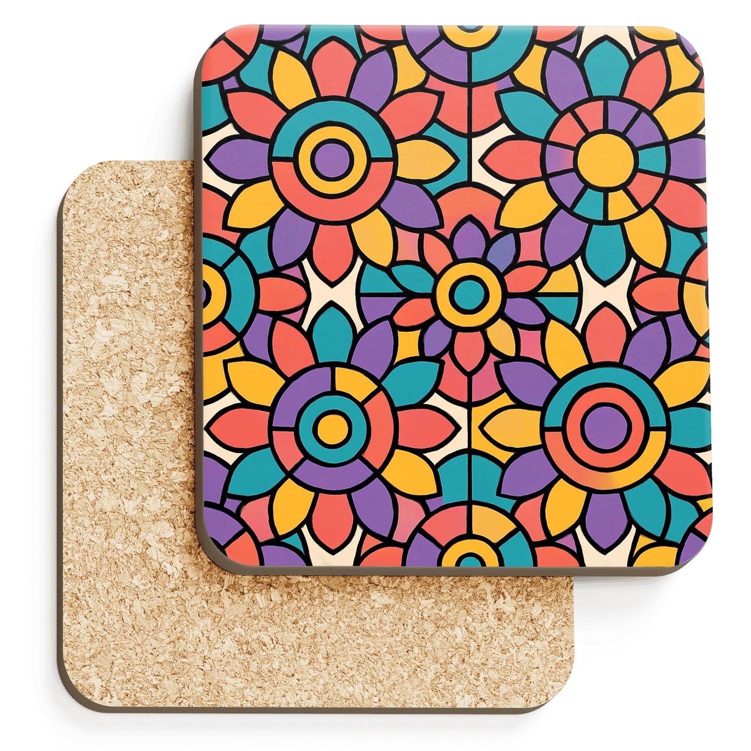 Orphic Solar Bloom Linework stone coaster collections