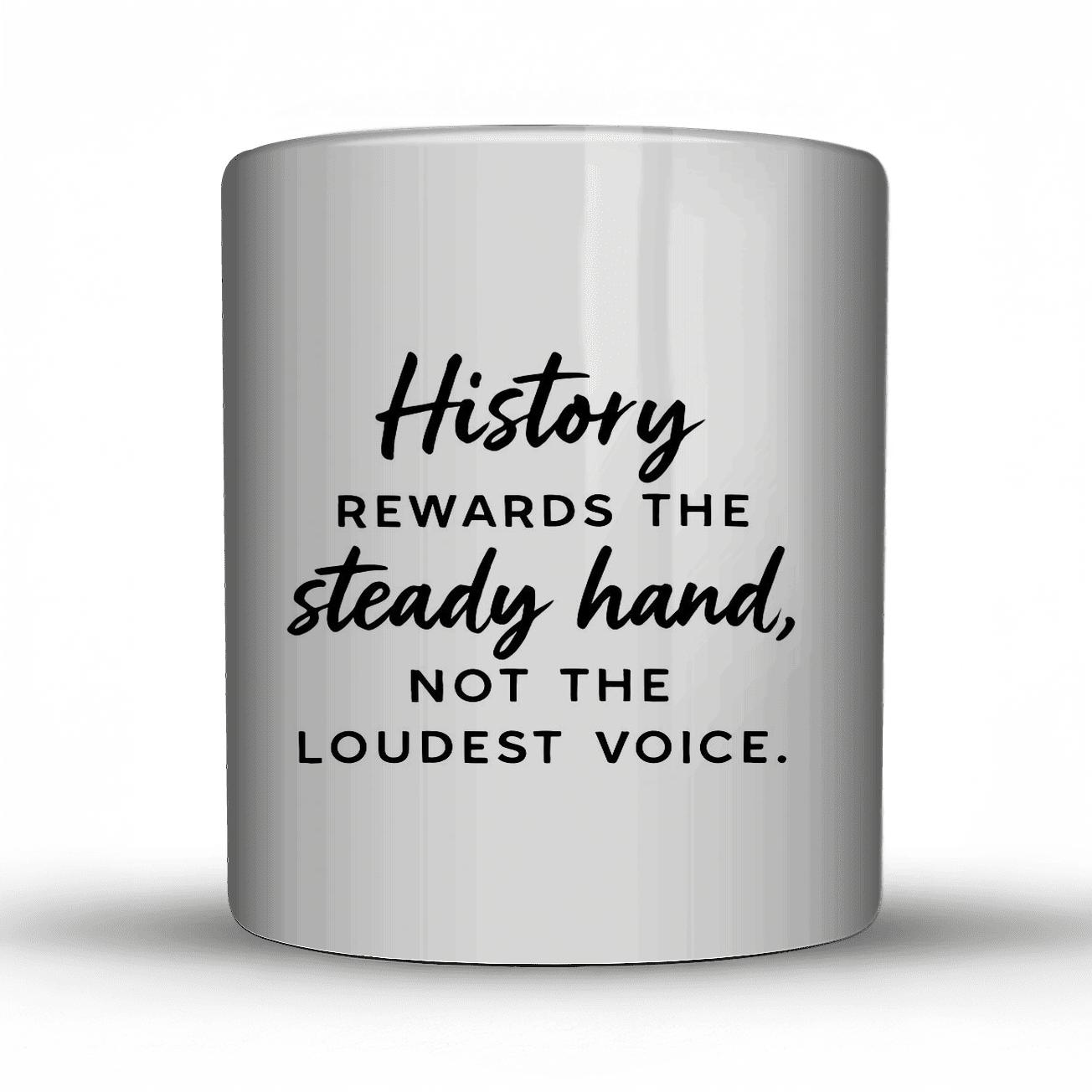 History Rewards The Steady custom printed mugs