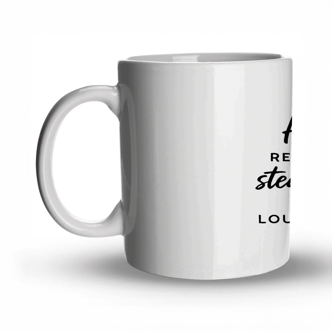 History Rewards The Steady custom printed mugs