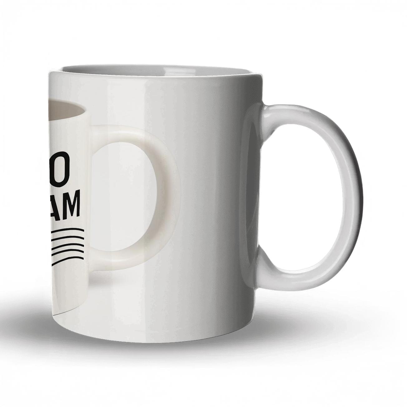 Rally Roar Go Team Soccer Pentagon Wave personalized mugs