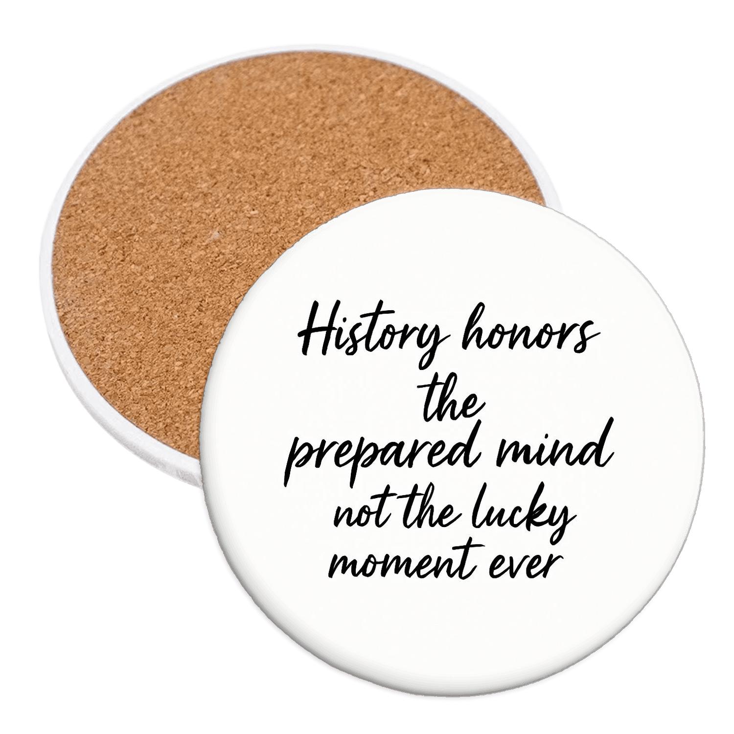 Prepared Mind Legacy cork coaster sets