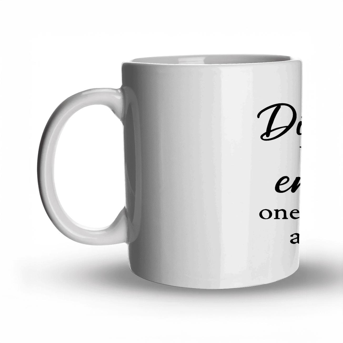 Discipline Builds Empires personalized mugs