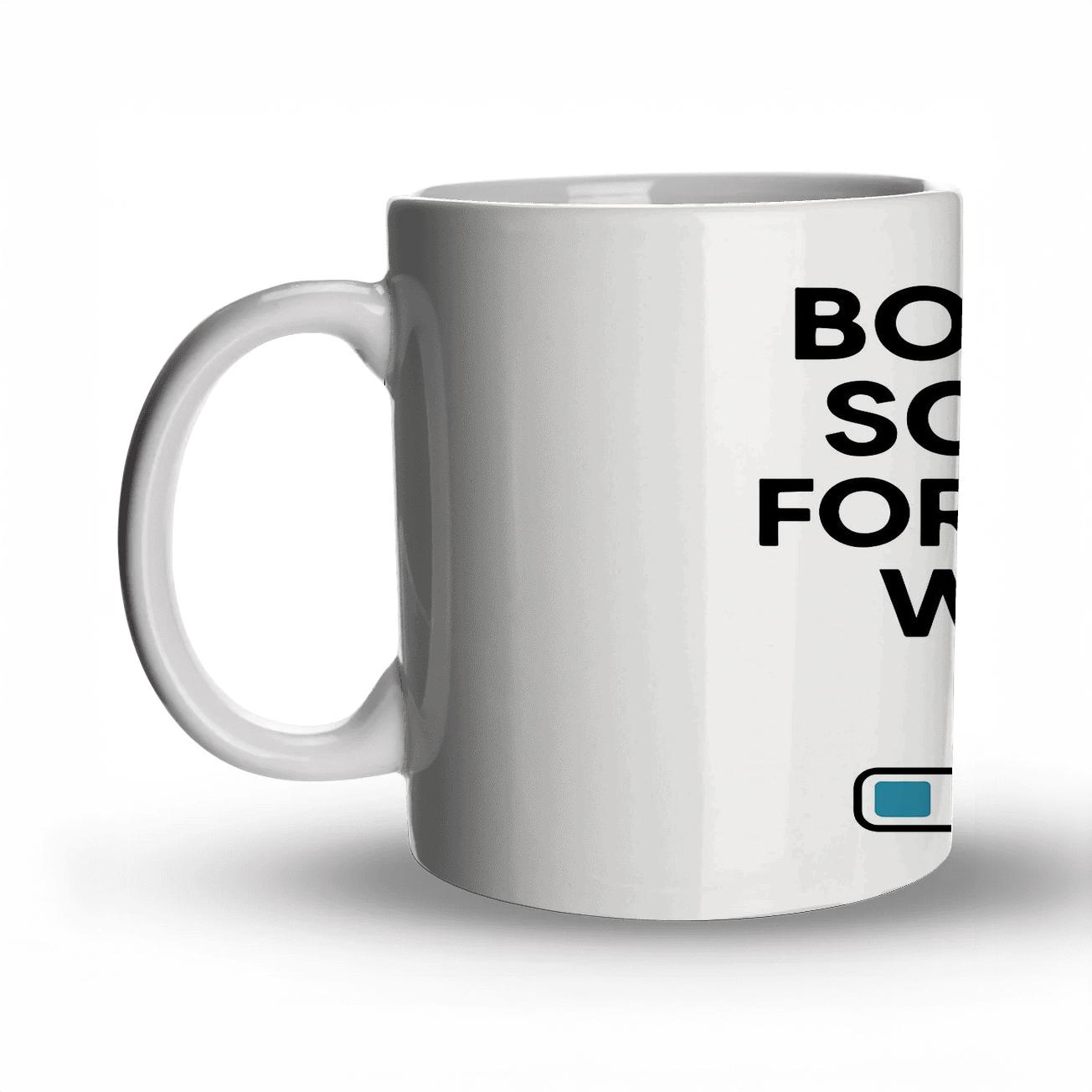 Born To Scroll Forced To Work Loading Bar premium drinkware mugs