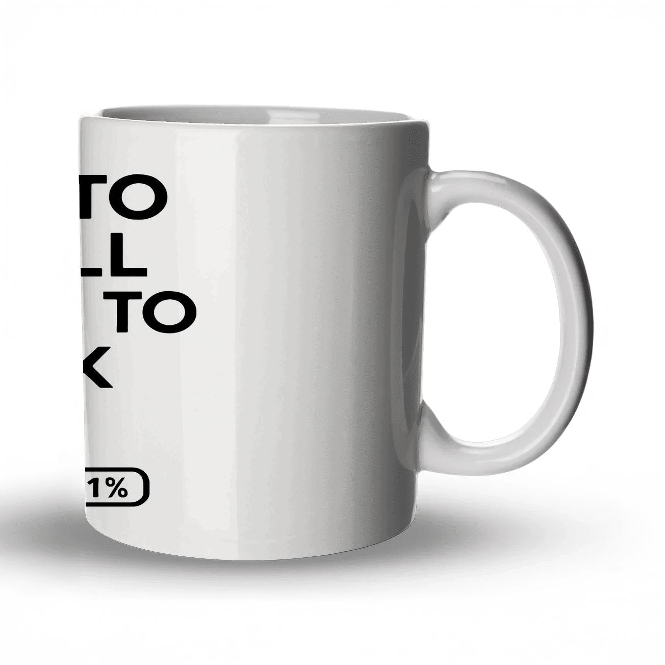 Born To Scroll Forced To Work Loading Bar premium drinkware mugs