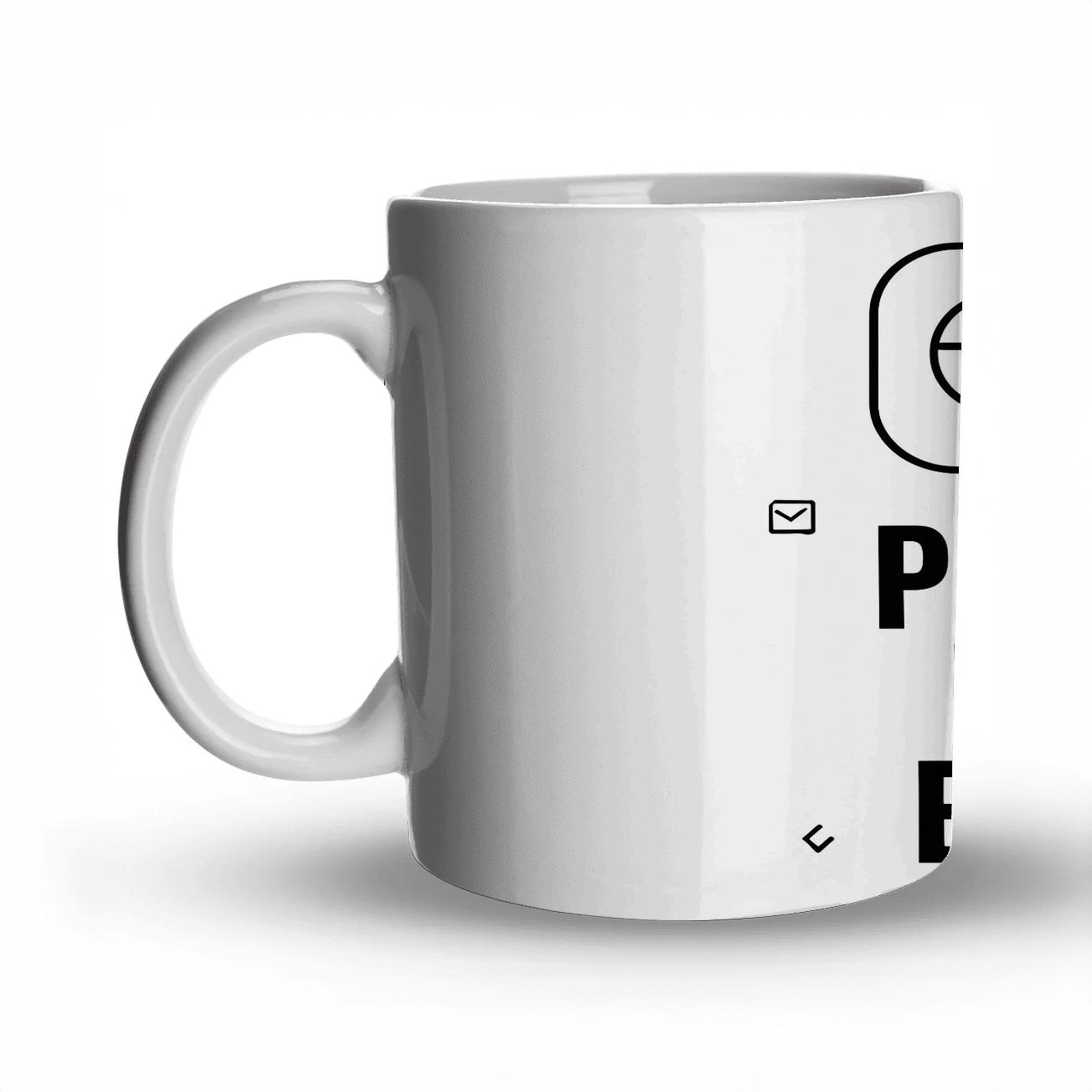 Per My Last Email Minimal Eye Roll personalized mugs