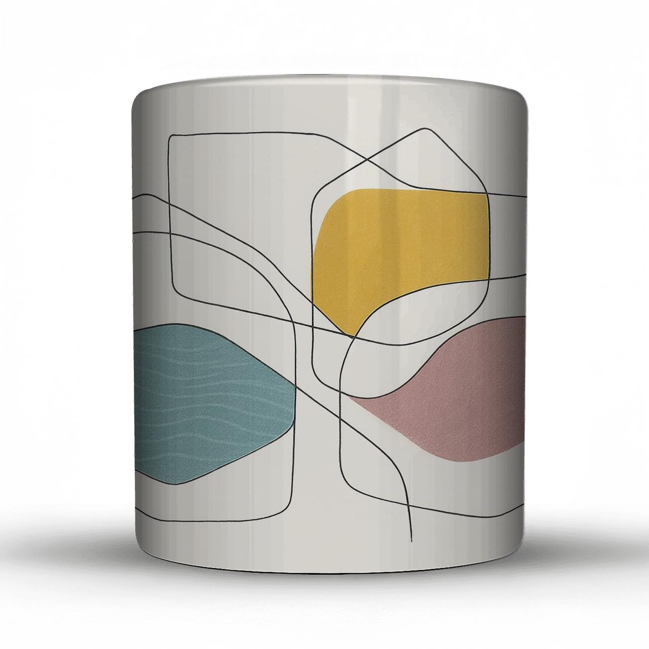 Tectonic Geometry Drift ceramic coffee mugs