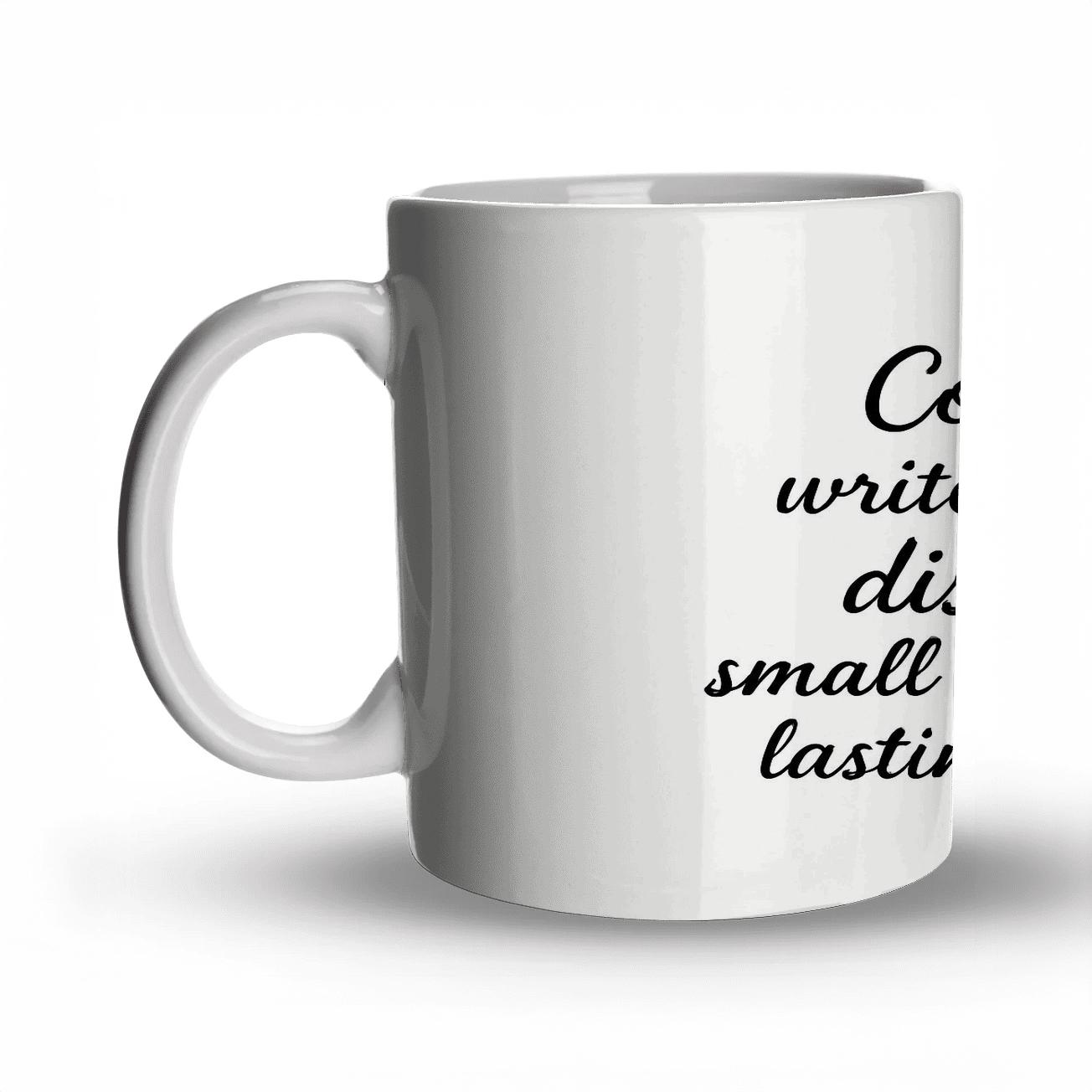 Courage Writes History Discipline Brings Triumph premium drinkware mugs