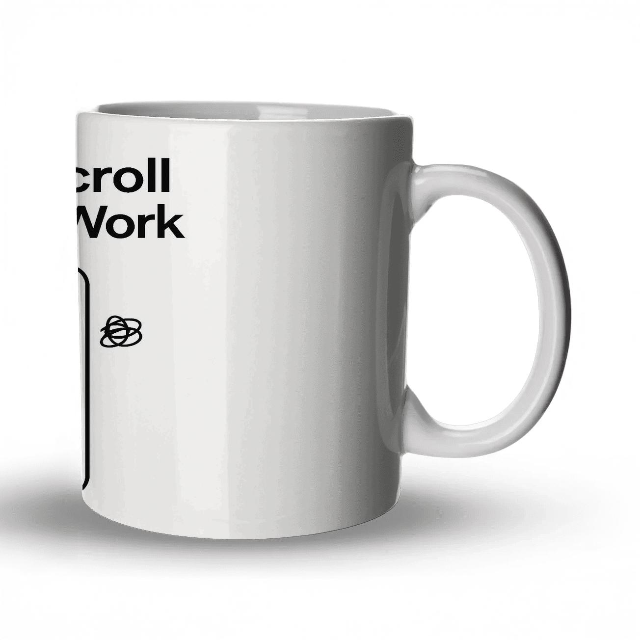 Born To Scroll Forced To Work Loading Bar insulated thermal mugs