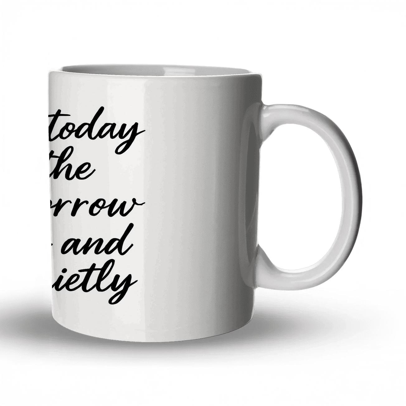 Discipline Legacy Quote Print novelty coffee mugs