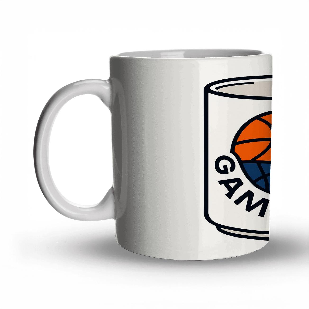 Bauhaus Basketball Game Day Mug Line Art personalized mugs