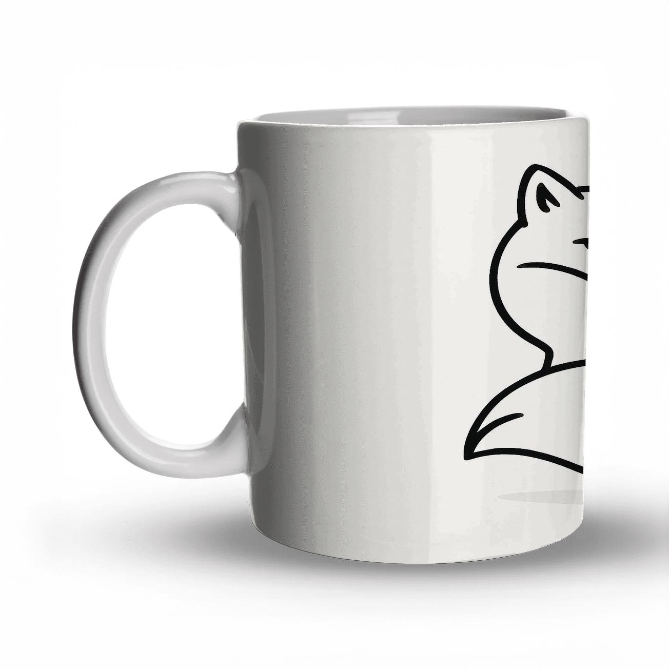 Bauhaus Arctic Fox Spiral Wrap personalized mugs