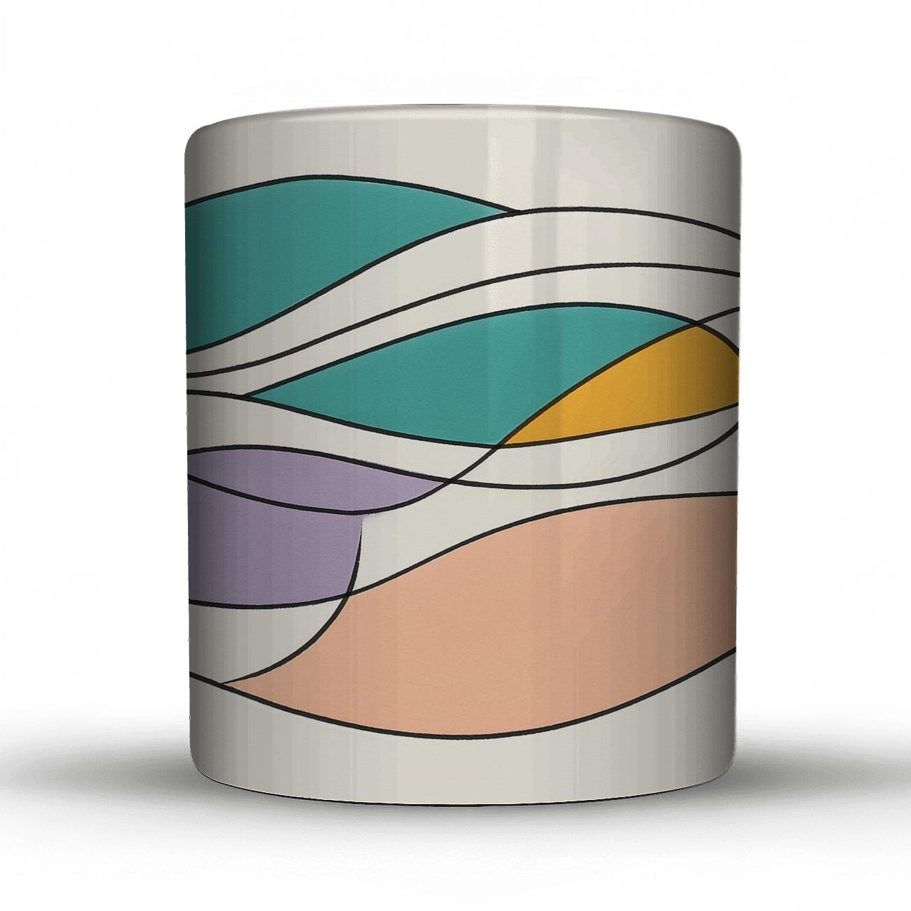 Tectonic Geometry Drift novelty coffee mugs
