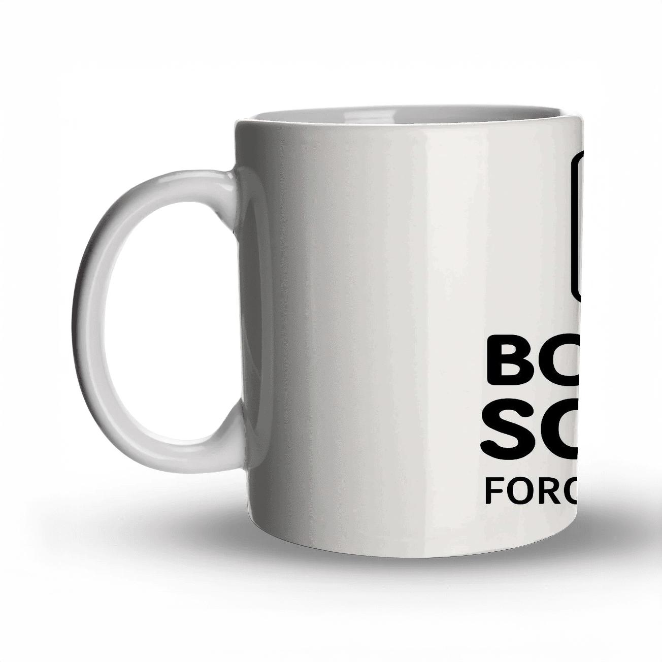 Born To Scroll Forced To Work decorative mug sets