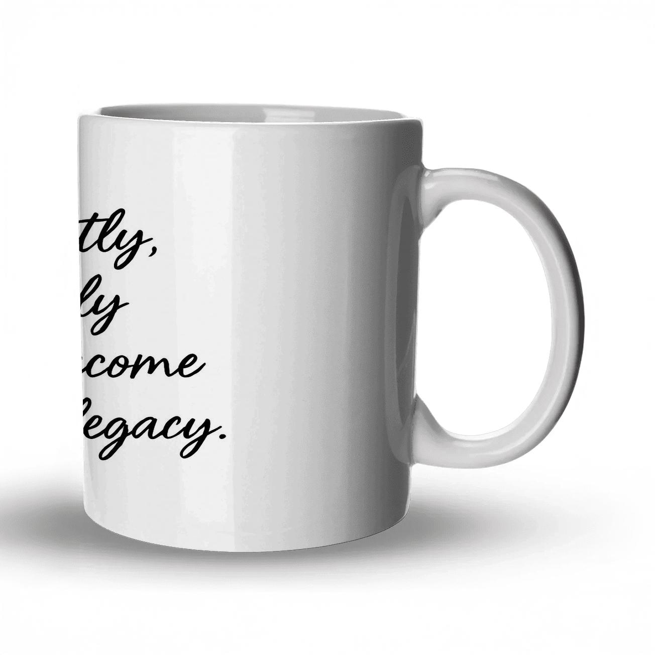 Build Quietly Lead Boldly novelty coffee mugs