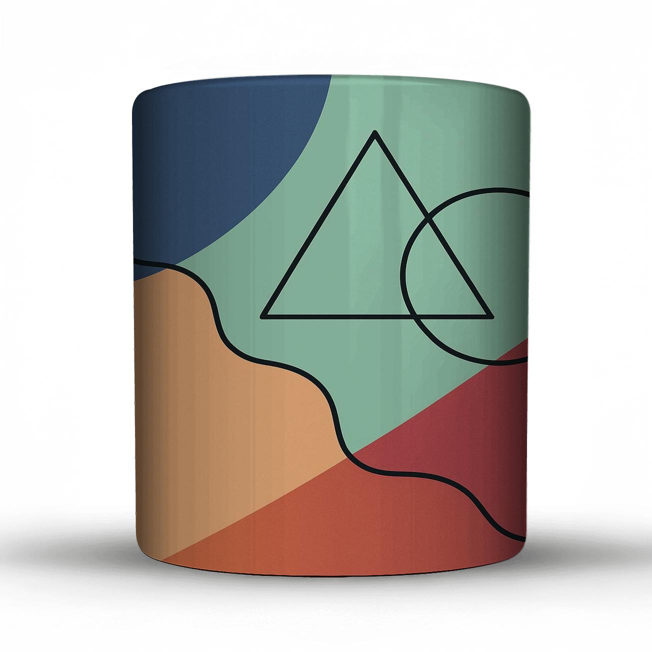 Tidal Geometry Drift travel mugs with handles