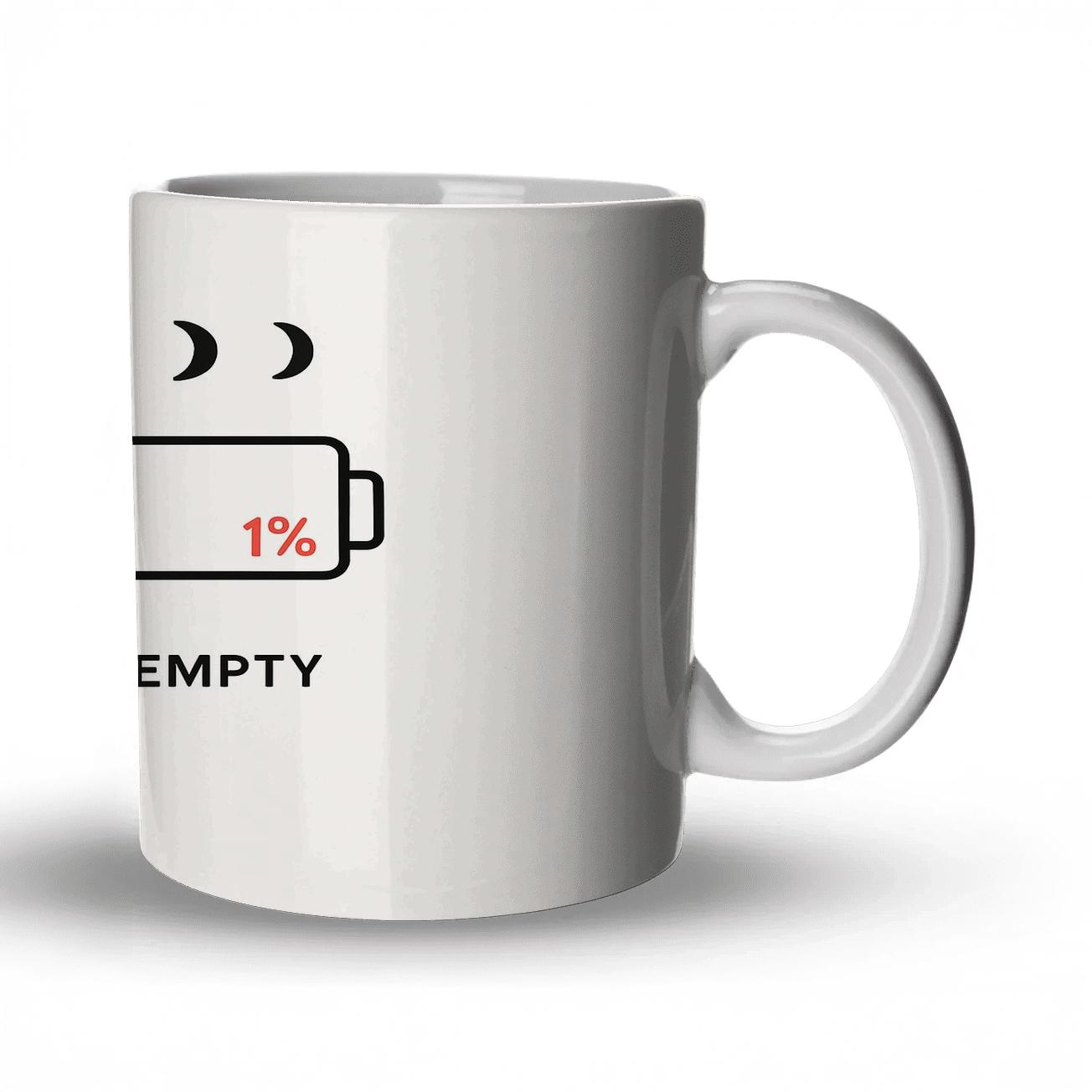 Not Today Social Battery Empty Lunar Phase personalized mugs
