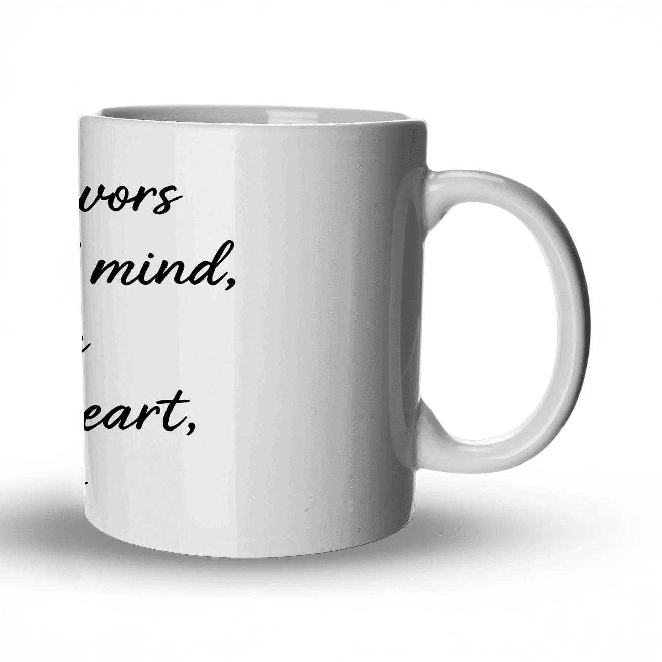 History Favors The Prepared personalized mugs