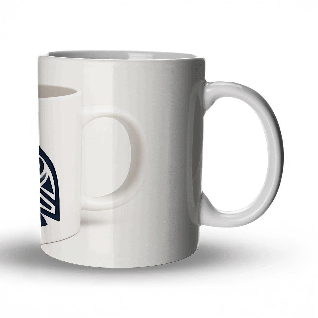 Ainu Pattern Owl Linework Wrap Mug gift mugs for occasions