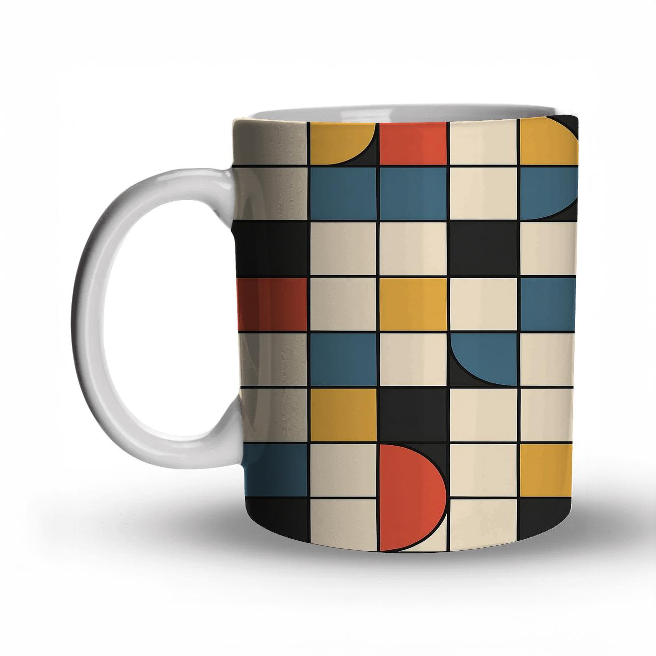 Bauhaus Weave Grid Variations gift mugs for occasions