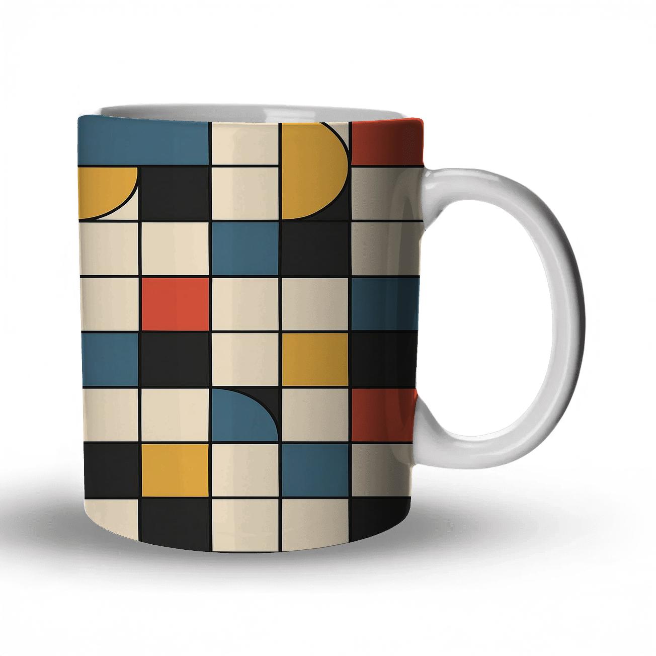 Bauhaus Weave Grid Variations gift mugs for occasions