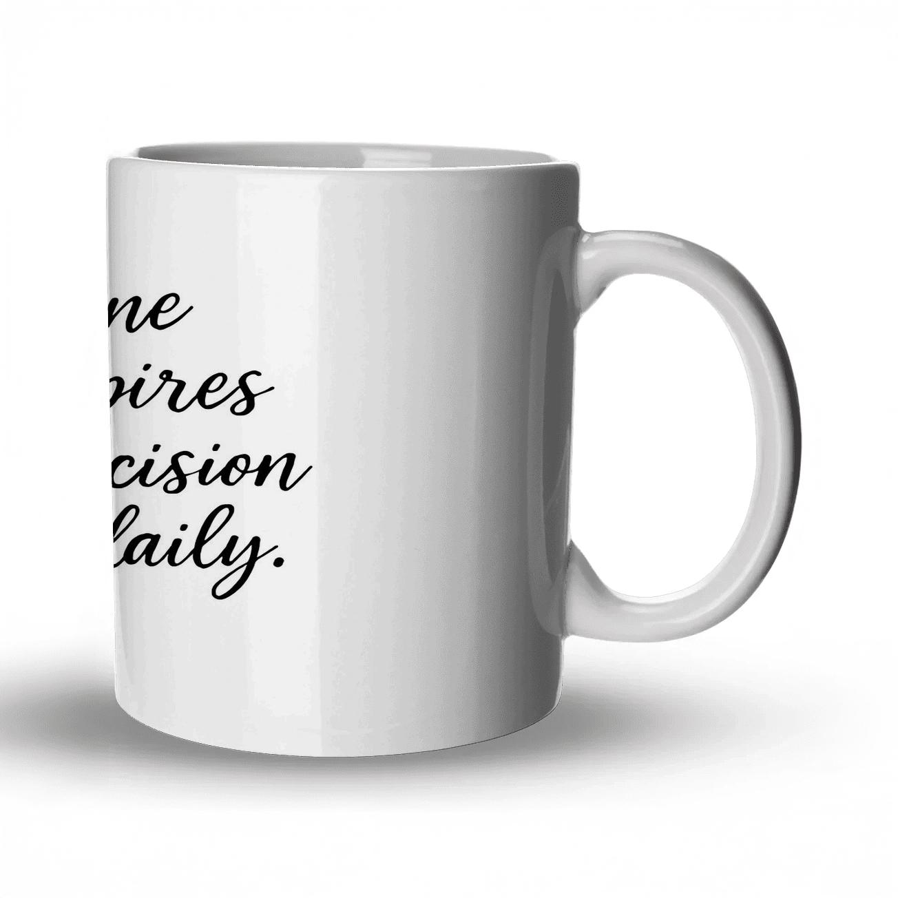 Discipline Builds Empires premium drinkware mugs