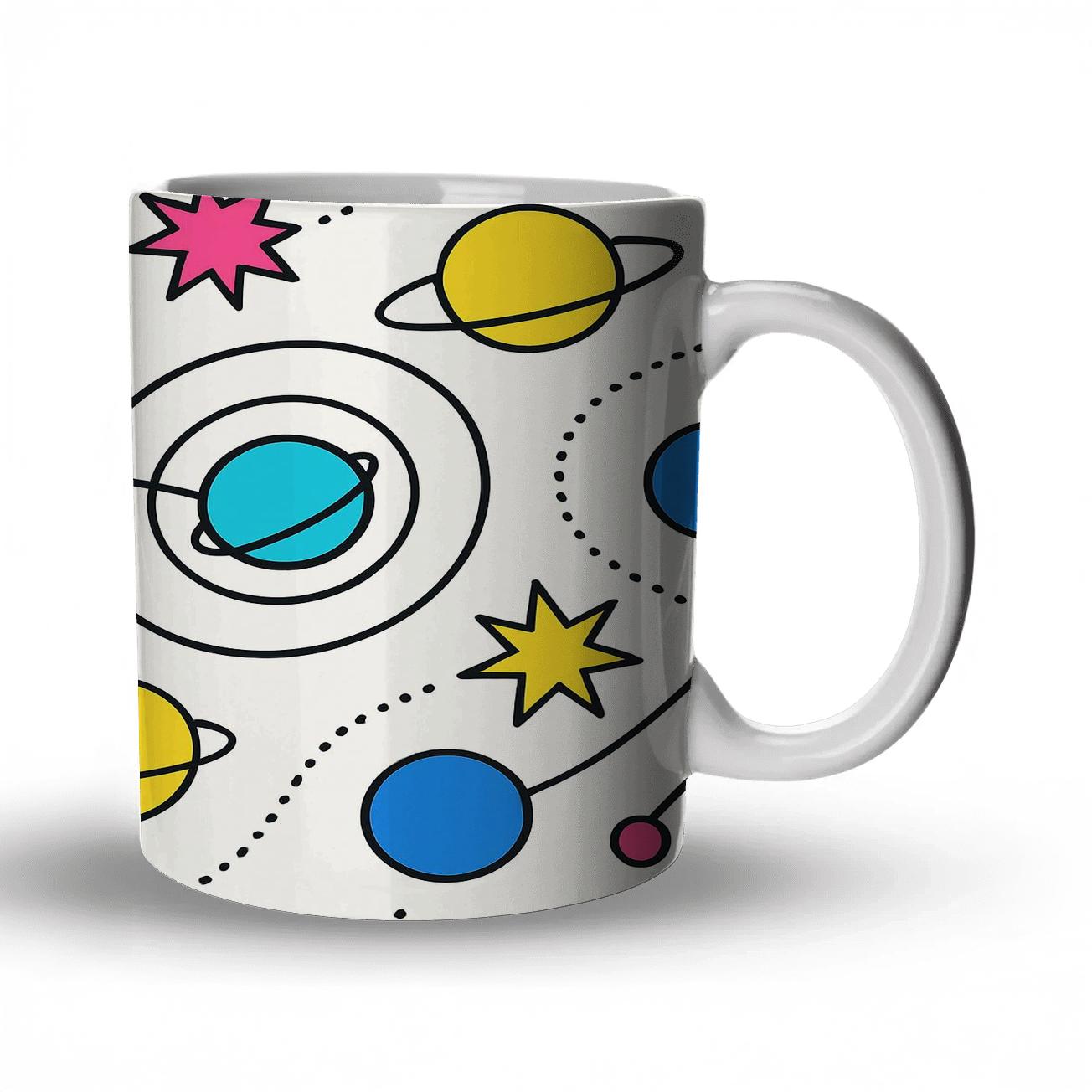 Memphis Orbit Linework insulated thermal mugs