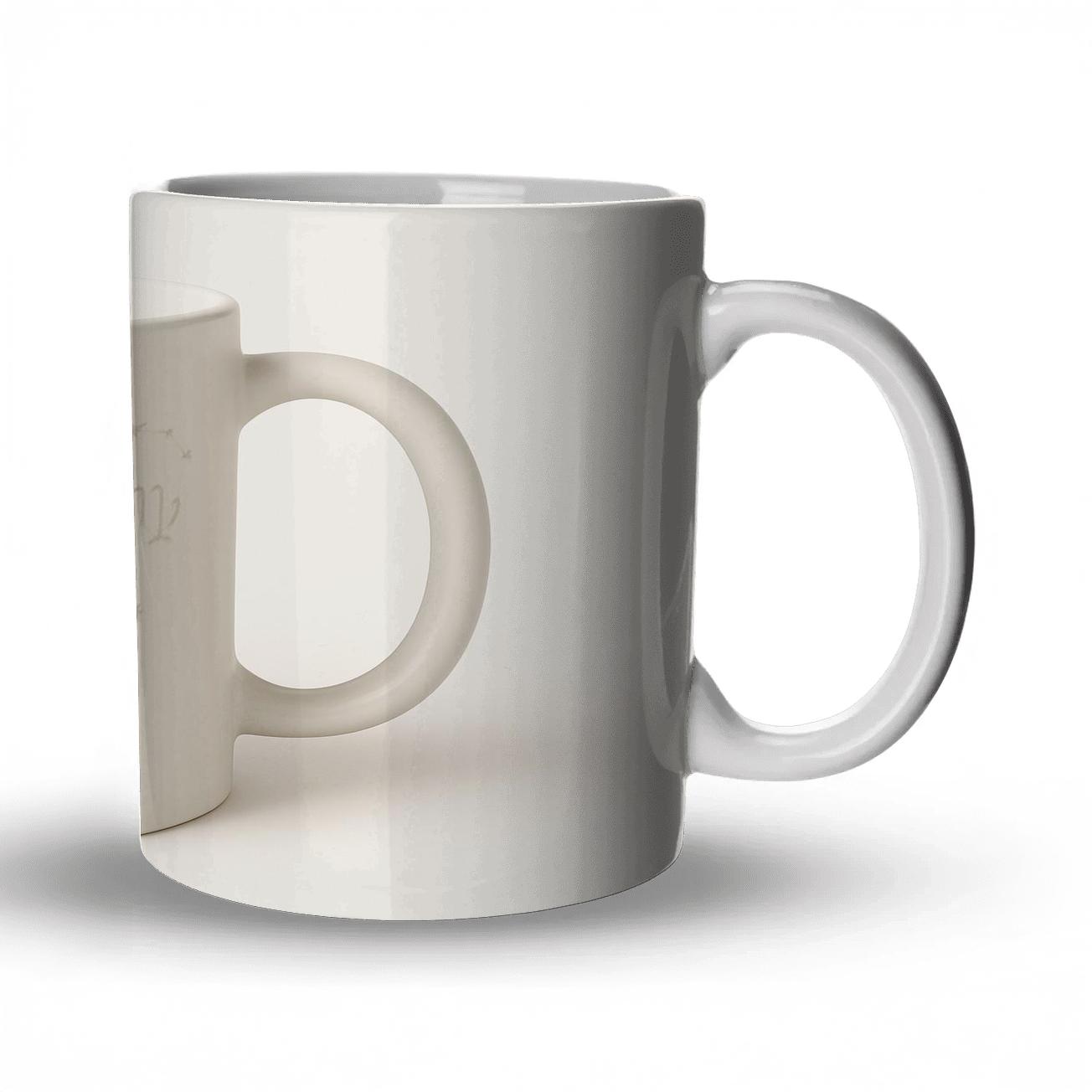 Virgo Celestial Maiden Line Art Mug Design premium drinkware mugs