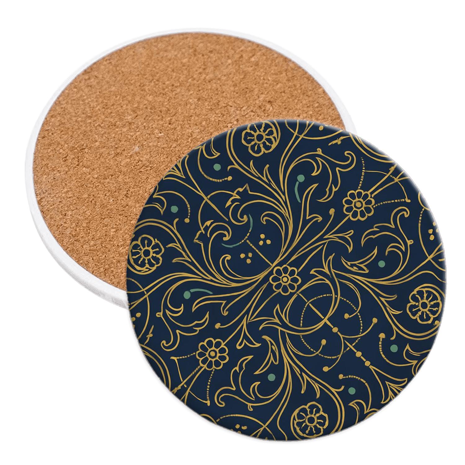 Vienna Secession Celestial Vinework elegant tabletop coasters