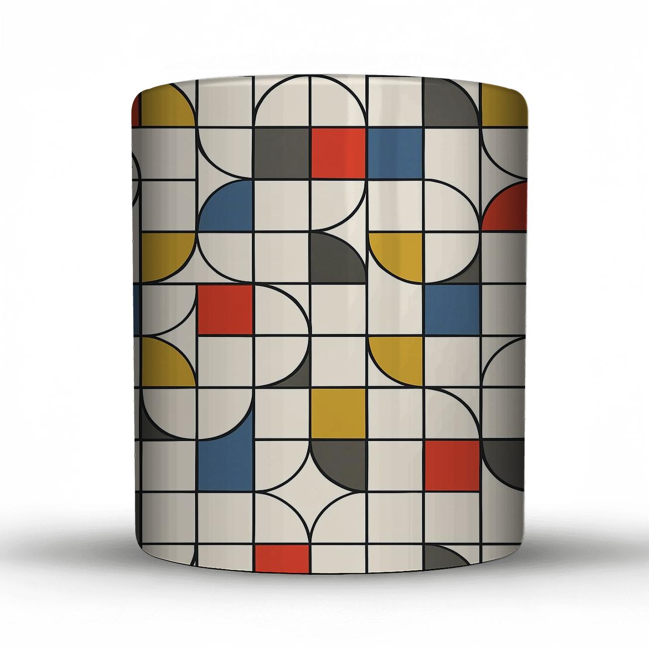 Bauhaus Modular Weave Constellation Grid premium drinkware mugs