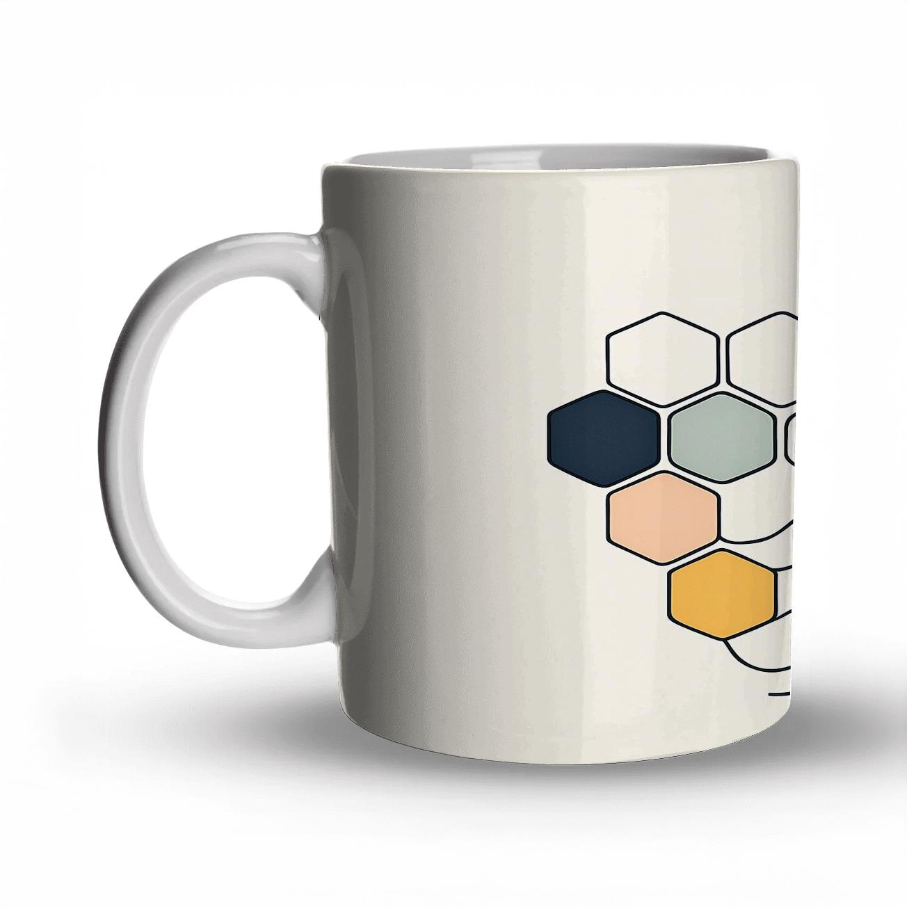 Quantum Reef Geometry custom printed mugs