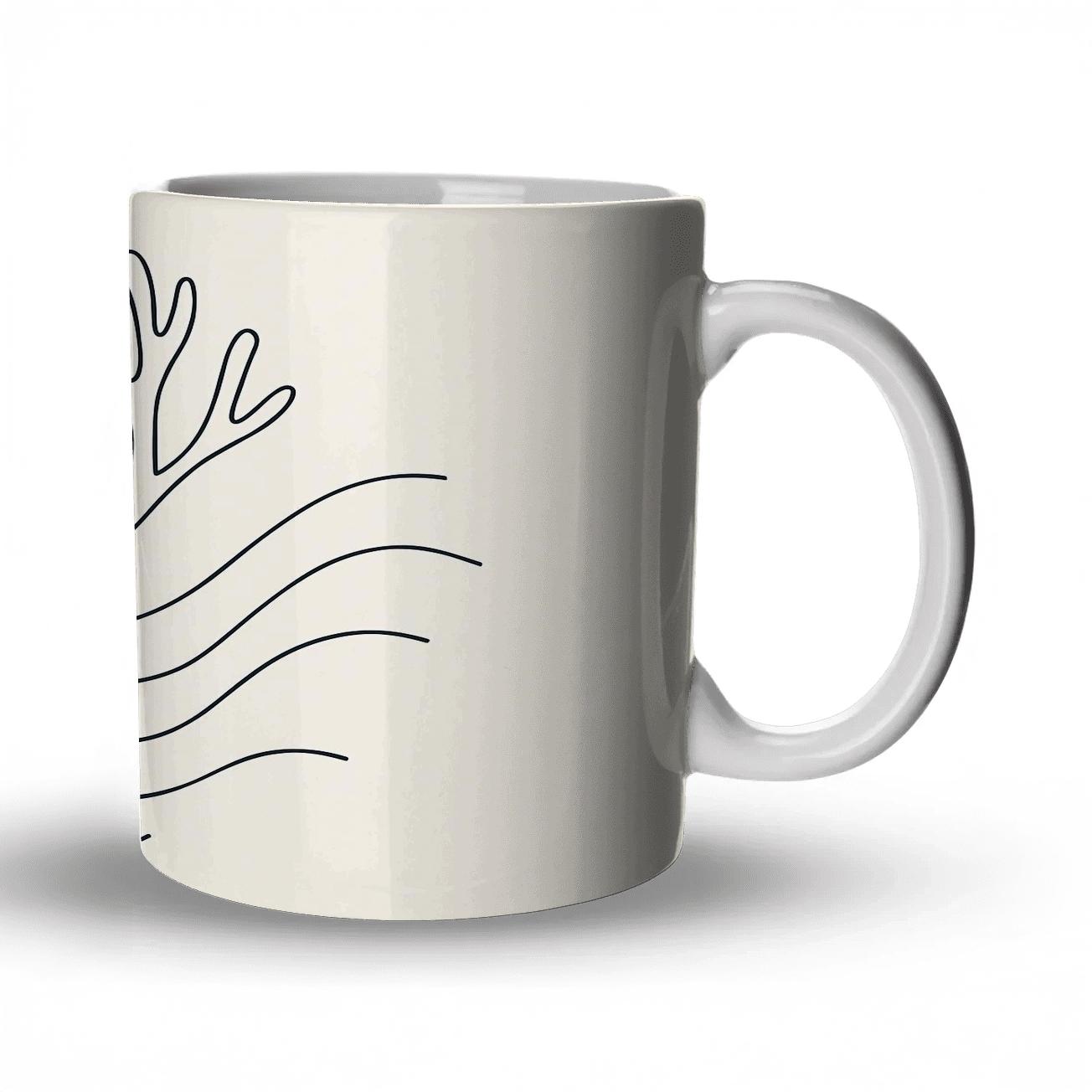 Quantum Reef Geometry custom printed mugs