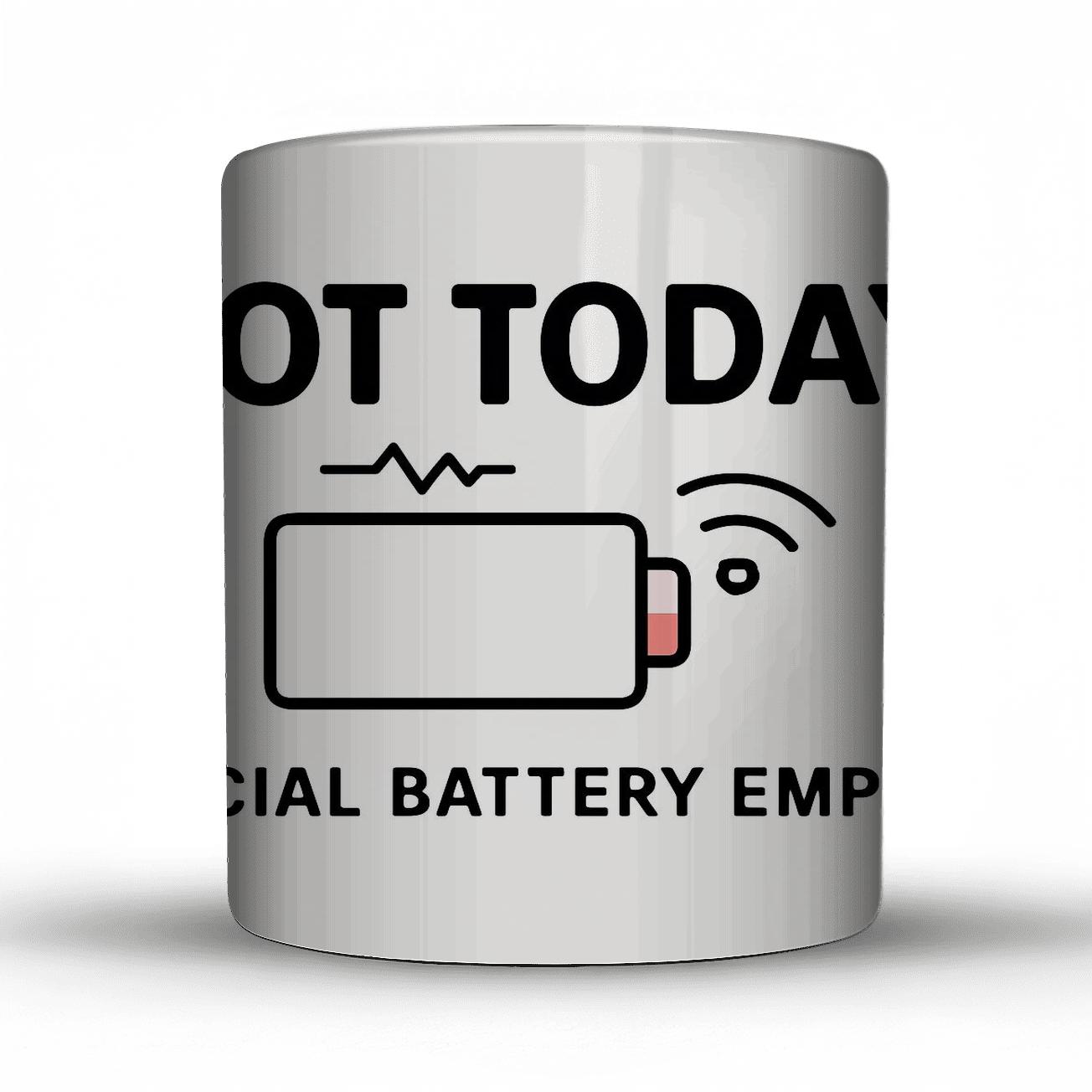 Social Battery Low In Space premium drinkware mugs