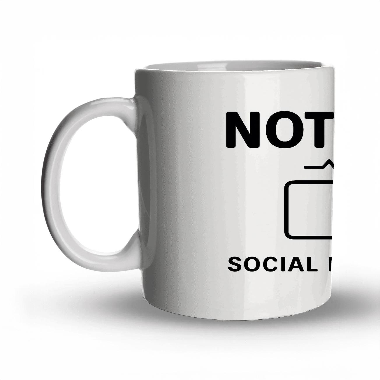 Social Battery Low In Space premium drinkware mugs