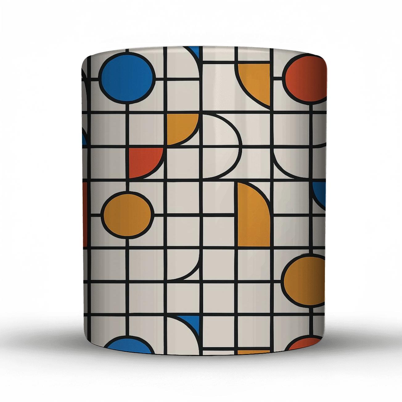 Bauhaus Constellation Grid custom printed mugs