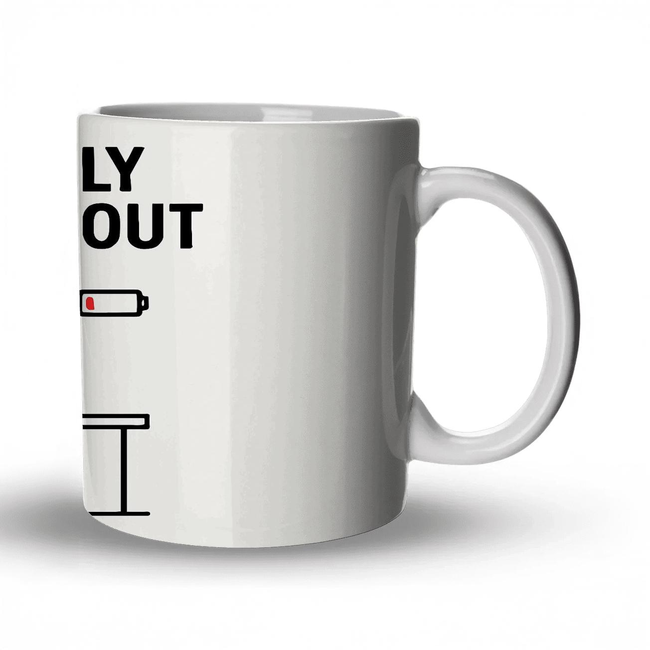 Mentally Checked Out personalized mugs