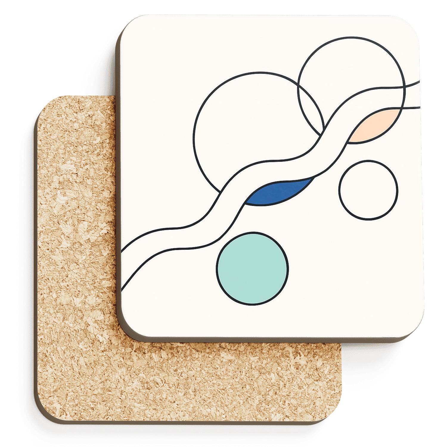 Orbital Geometry Tide stone coaster collections