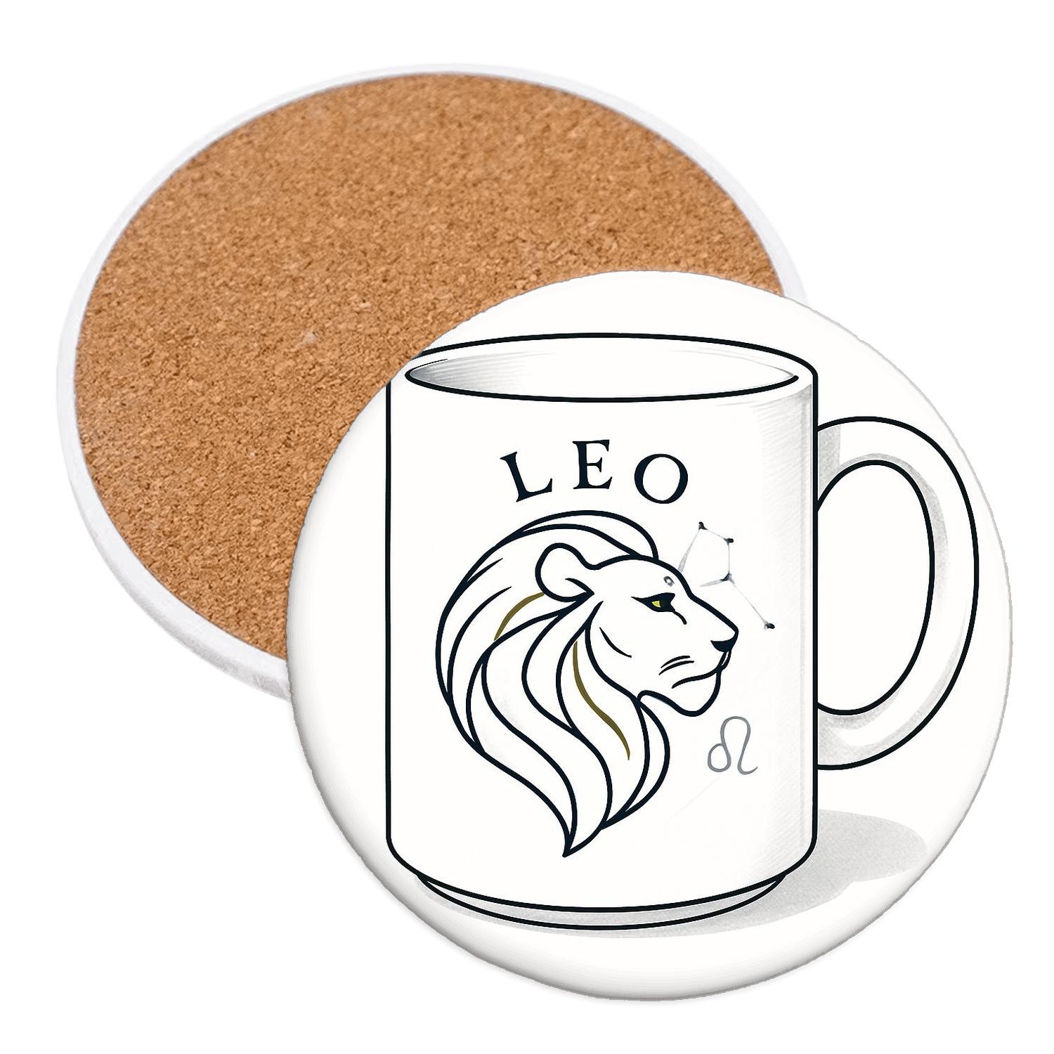 Leo Celestial Herald stone coaster collections