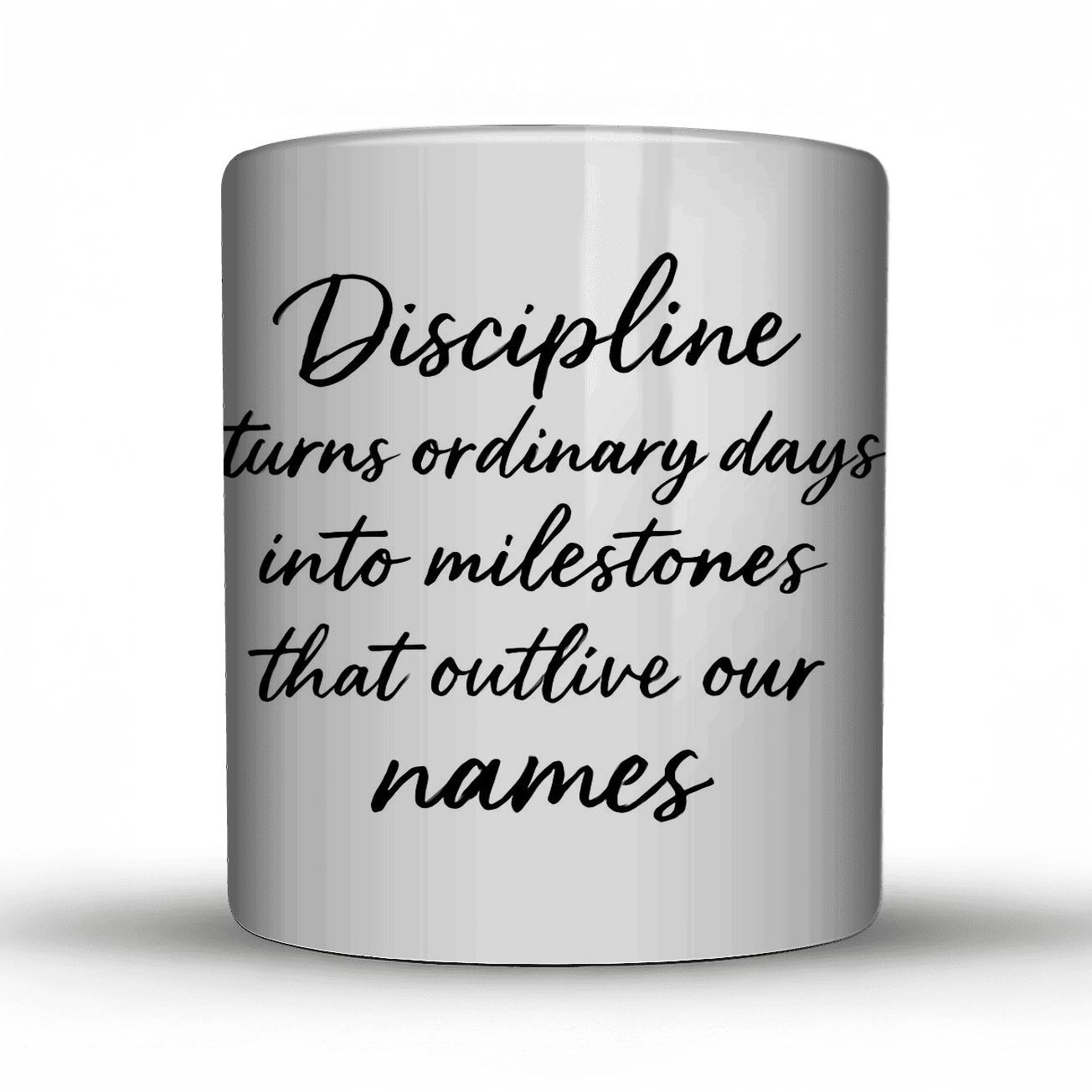 Discipline Turns Ordinary Days decorative mug sets