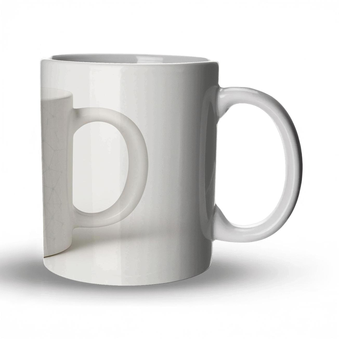 Virgo Astral Maiden Gold Navy Line Art Mug travel mugs with handles