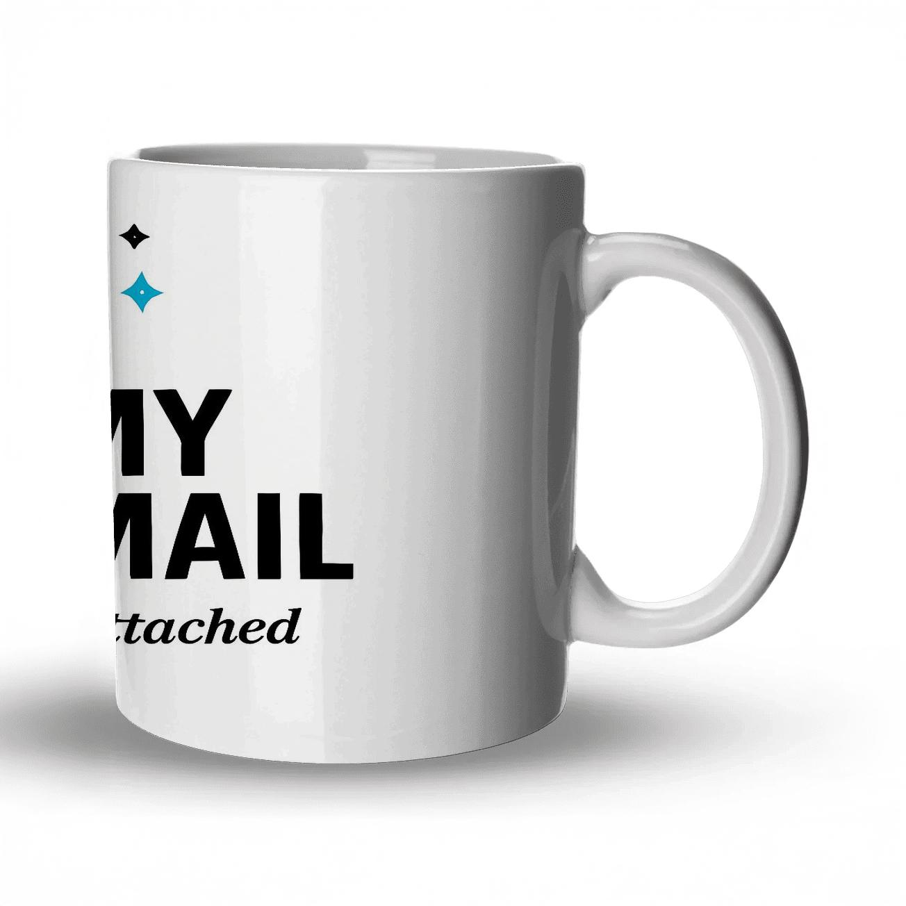 Per My Last Email Comet Tail ceramic coffee mugs