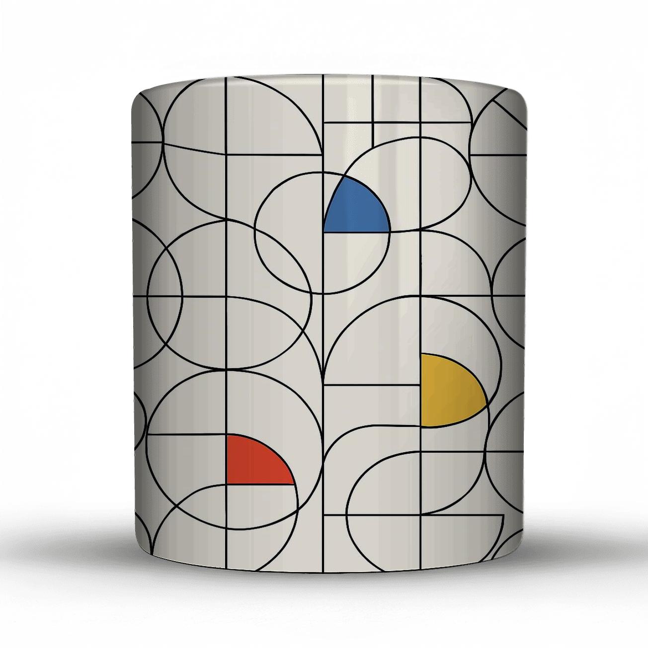 Bauhaus Modular Orbit Grid travel mugs with handles