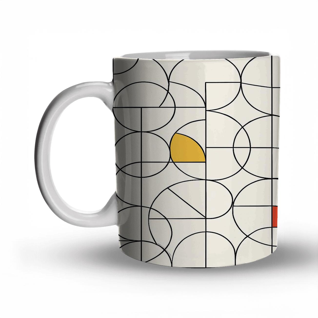 Bauhaus Modular Orbit Grid travel mugs with handles