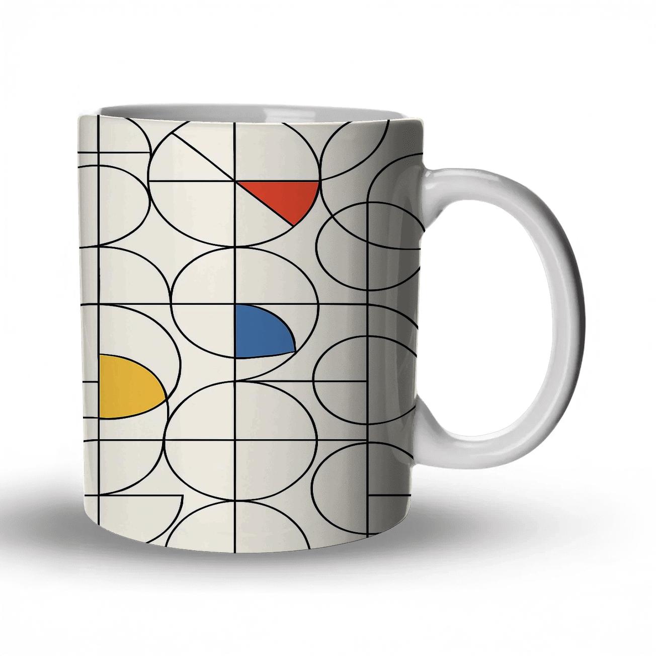 Bauhaus Modular Orbit Grid travel mugs with handles