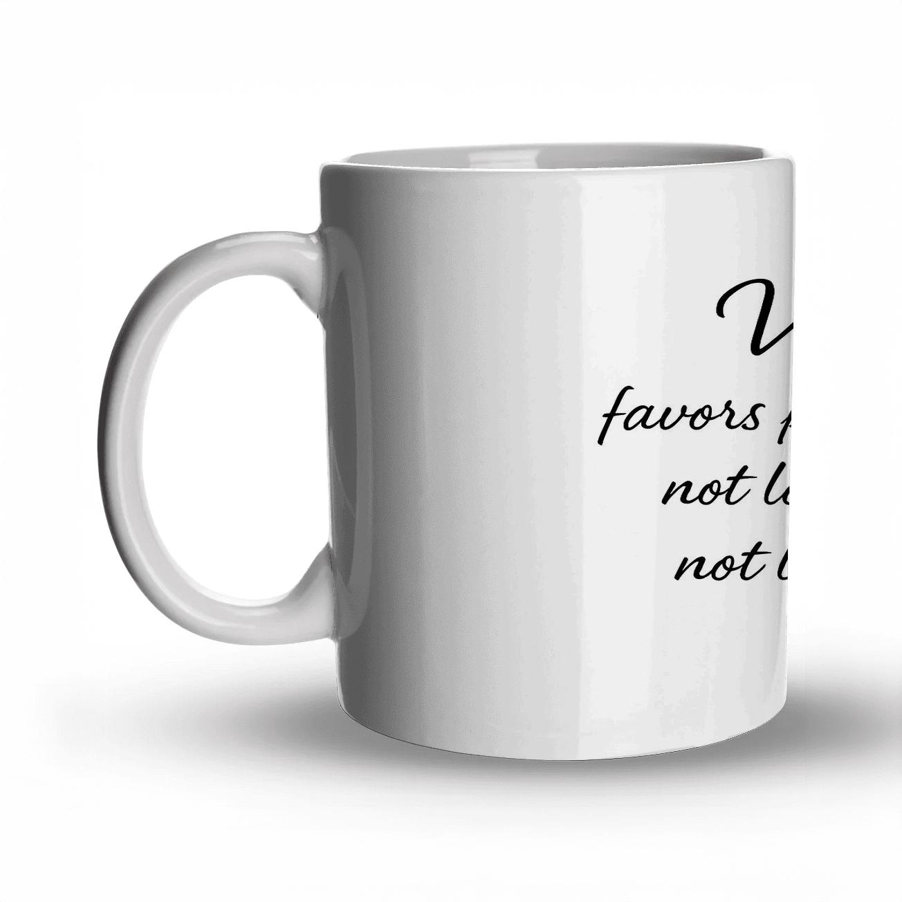 Victory Favors Prepared Hearts gift mugs for occasions