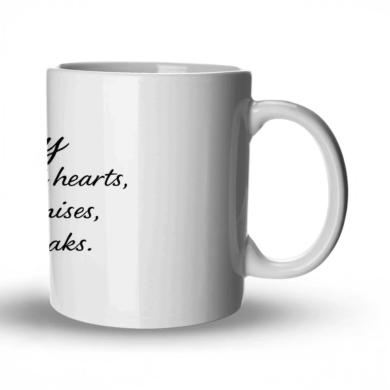 Victory Favors Prepared Hearts gift mugs for occasions